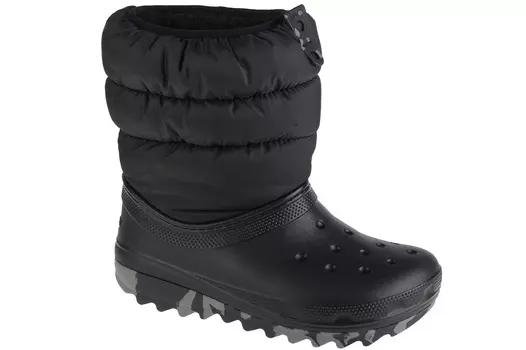 Ботинки Crocs Crocs Classic Neo Puff Boot Kids, черный