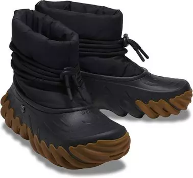 Ботинки Crocs Echo Boot, цвет Black/Gum