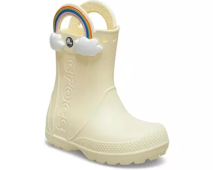 Ботинки Crocs Kids Handle It Rain Boots, цвет Buttercream