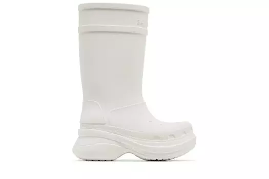 Ботинки Crocs x Balenciaga Wmns Clog Boot 2.0 'White', белый