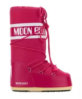 Ботинки цвета фуксии Moon Boot, розовый