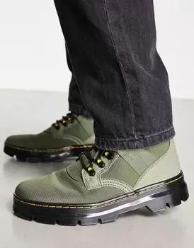 Ботинки цвета хаки с 8 люверсами Dr Martens Combs Tech ii