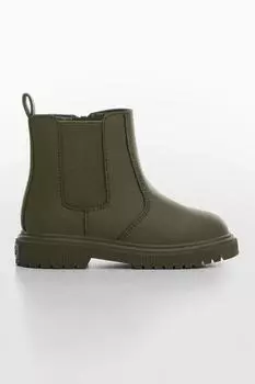 Ботинки Dacia Chelsea из экокожи Mango, зеленый