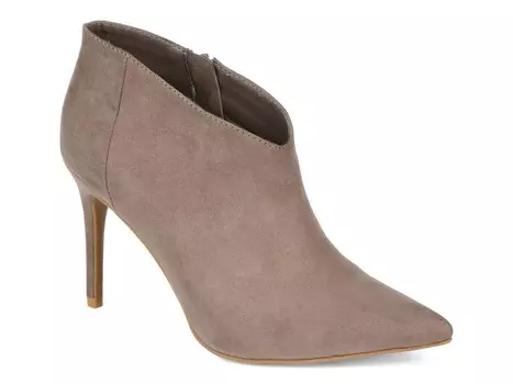 Ботинки Demmi из коллекции Journee Journee Collection, серо-коричневая искусственная замша