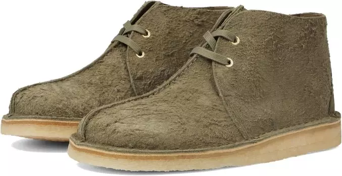 Ботинки Desert Trek Hi Clarks, цвет Forest Green Leather