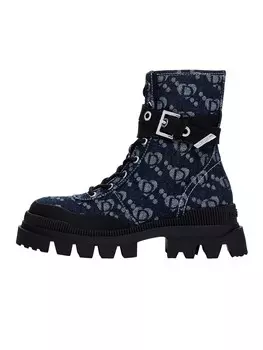 Ботинки Desigual Lace-Up Ankle Boots, темно-синий