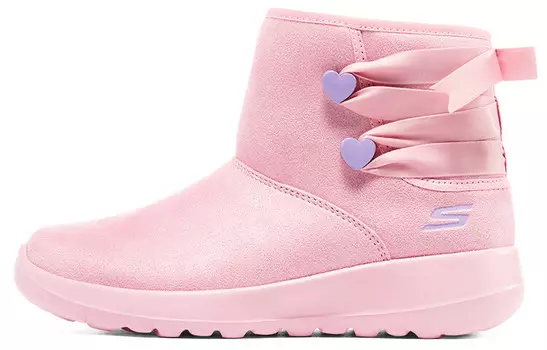 Ботинки детские для девочек GS розовые Skechers, розовый