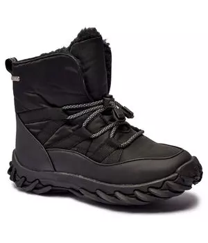 Ботинки детские Emu Australia Pirrama утепленные комбинированные, черный