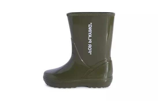 Ботинки детские Off-White, хаки