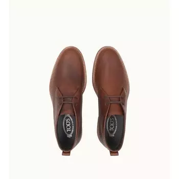Ботинки дезерты из кожи TOD's, коричневый