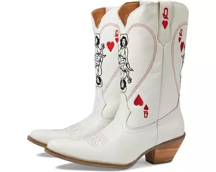 Ботинки Dingo Queen A Hearts, белый