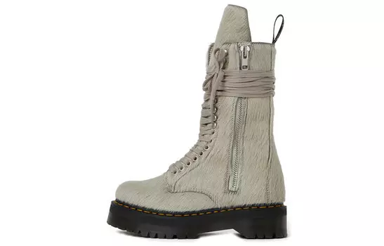 Ботинки длиной до икры X Dr. Martens Quad Sole Rick Owens