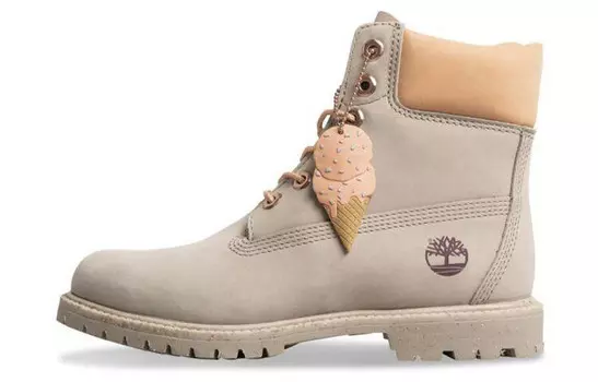 Ботинки для активного отдыха женские бежевые/серые Timberland