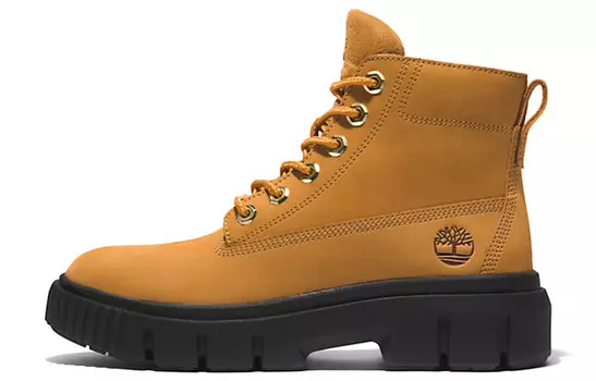 Ботинки для активного отдыха женские высокие коричневые/черные Timberland