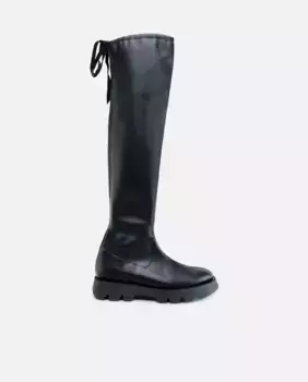 Ботинки для девочек Eli из черной экокожи Eli 1957, чёрный