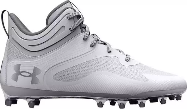 Ботинки для лакросса Under Armour Command MC Mid Mid, белый