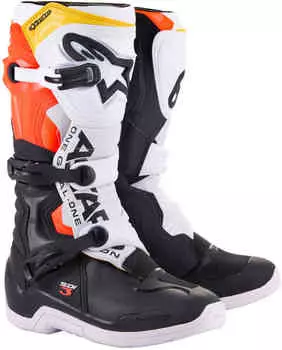 Ботинки для мотокросса Tech 3 Alpinestars, черный/белый/красный