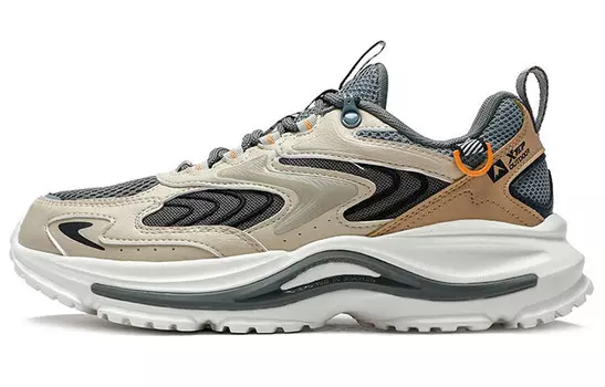 Ботинки для походов Boundless 2 мужские с низким верхом, цвет глины/ракушка краба, синие Xtep