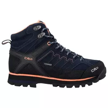 Ботинки для прогулки Cmp Women's Moon Mid Trekking Shoe Waterproof, цвет Blue Ink/Sunrise