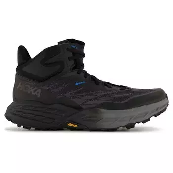 Ботинки для прогулки Hoka Speedgoat 5 Mid GTX, цвет Black/Black