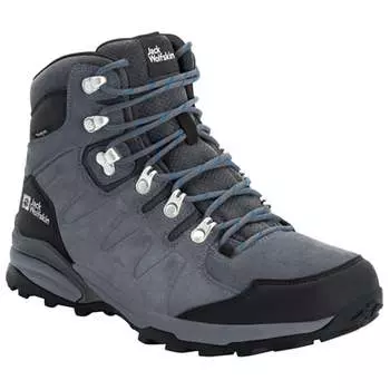 Ботинки для прогулки Jack Wolfskin Refugio Texapore Mid, цвет Grey/Black
