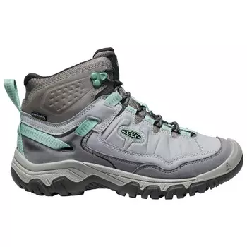Ботинки для прогулки Keen Women's Targhee IV Mid WP, цвет Alloy/Granite Green