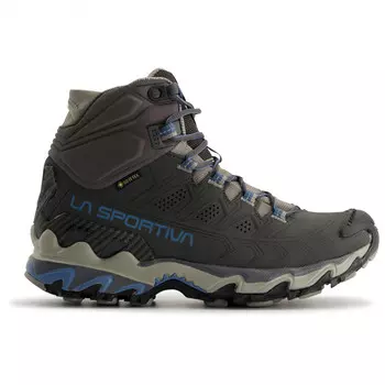 Ботинки для прогулки La Sportiva Women's Ultra Raptor II Mid Leather GTX, цвет Carbon/Atlantic