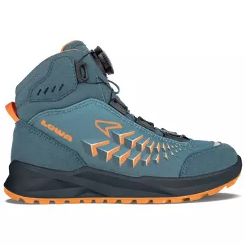 Ботинки для прогулки Lowa Kid's Ferrox GTX Mid, цвет Petrol/Mango