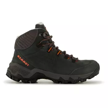 Ботинки для прогулки Mammut Women's Nova IV Mid LTH, цвет Black/Hot Red