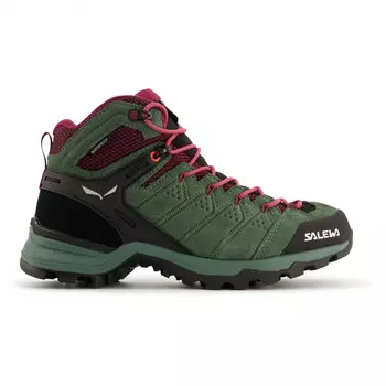 Ботинки для прогулки Salewa Women's Alp Mate Mid WP, цвет Duck Green/Rhododendon