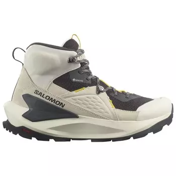 Ботинки для прогулки Salomon Elixir Mid GTX, цвет Vanilla Ice/Phantom/Lemon