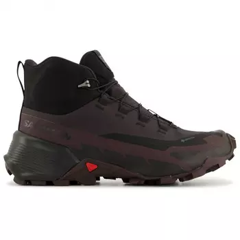 Ботинки для прогулки Salomon Women's Cross Hike 2 Mid GORE TEX, цвет Black/Chocolate Plum/Black