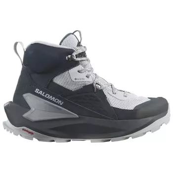 Ботинки для прогулки Salomon Women's Elixir Mid GTX, цвет Carbon/Pearl Blue/Flint Stone