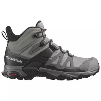 Ботинки для прогулки Salomon X Ultra 4 Mid GTX, цвет Sharkskin/Quiet Shade/Black