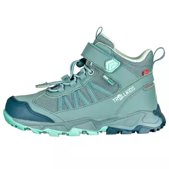 Ботинки для прогулки Trollkids Kid's Tronfjell Hiker Mid, цвет Glacier Green