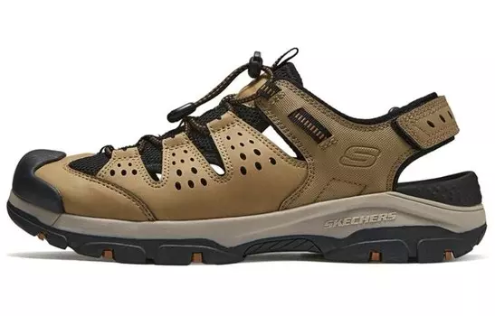 Ботинки для речного треккинга мужские бежевые Skechers