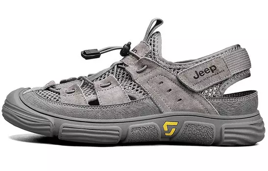 Ботинки для речного треккинга мужские серые Jeep