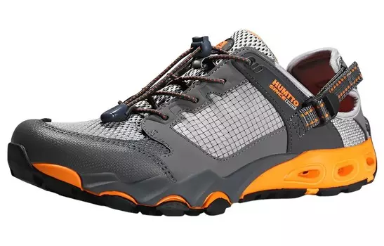 Ботинки для речного треккинга мужские серый/желтый Humtto