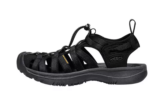 Ботинки для речного треккинга Whisper Series женские, черные/серые Keen