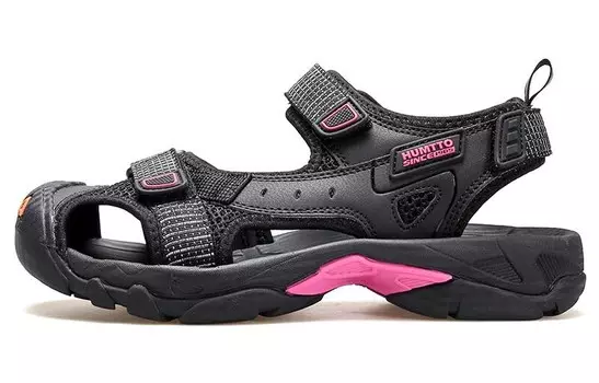 Ботинки для речного треккинга женские, черный/розовый Humtto