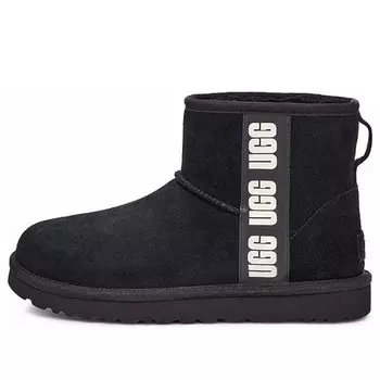 Ботинки для снега с маленьким боковым логотипом Ugg, черный