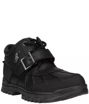 Ботинки Dover с пряжками для мальчиков Polo Ralph Lauren (Молодежь), черный