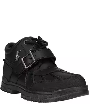 Ботинки Dover с пряжками для мальчиков Polo Ralph Lauren (для малышей), черный