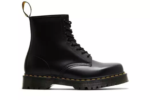 Ботинки Dr. Martens 1460 Bex Squared Toe Leather Lace Up Boot Black, черный