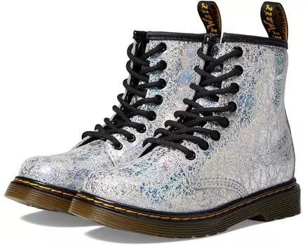 Ботинки Dr. Martens 1460 Lace Up Fashion Boot, цвет Grey Disco Crinkle