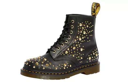 Ботинки Dr.Martens 1460 Midas Gold Color 8 Martin Boots Couple Style Black