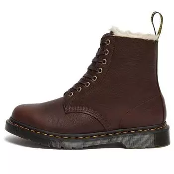 Ботинки Dr. Martens 1460 Pascal Faux Fur Lined Boots Brown 26225257, коричневый