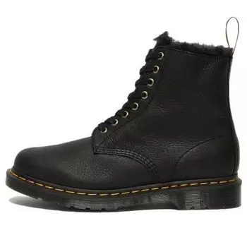 Ботинки Dr. Martens 1460 Pascal Fur Lined Ankle High Top Retro Martin boots Unisex Black 25533001, черный