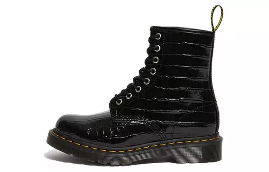 Ботинки Dr.Martens 1460 Patent Leather Crocodile Print Women's