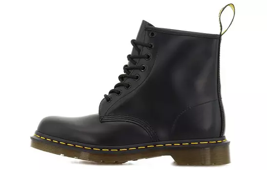 Ботинки Dr. Martens 1460 Smooth Leather Lace Up Boot Black Dr.Martens